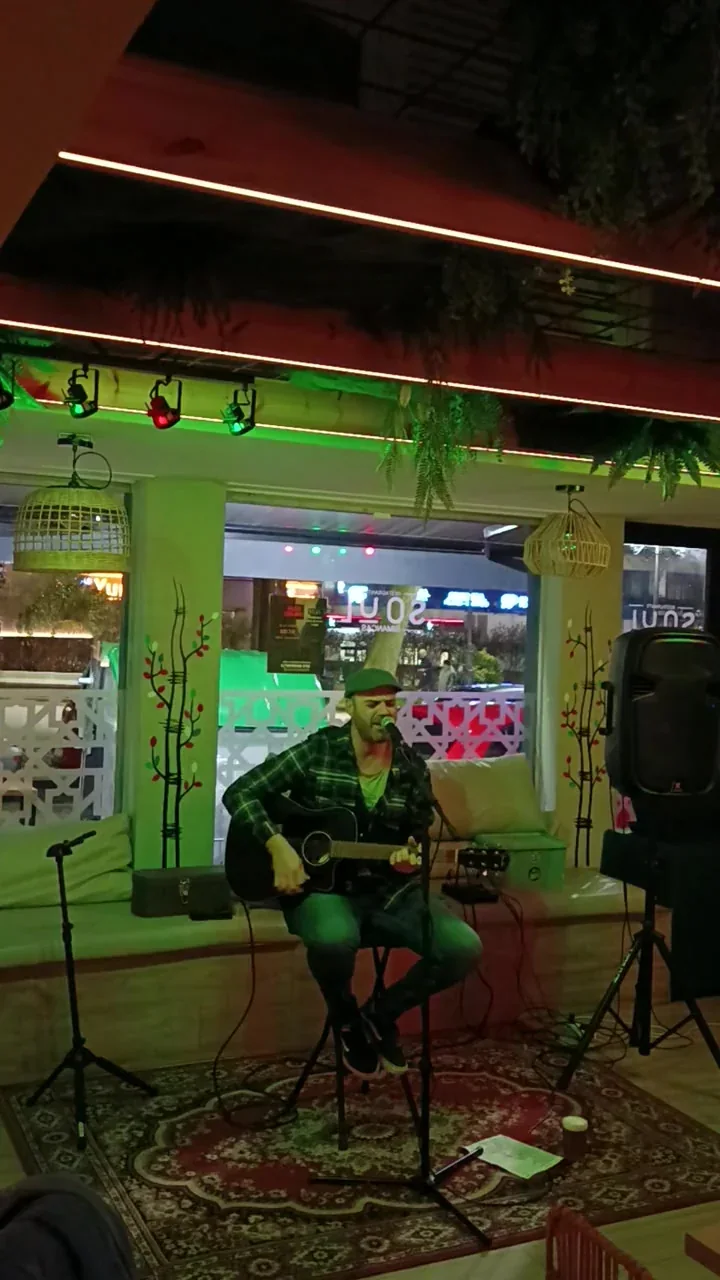 Álex Colino durante su actuación en Soul Simancas