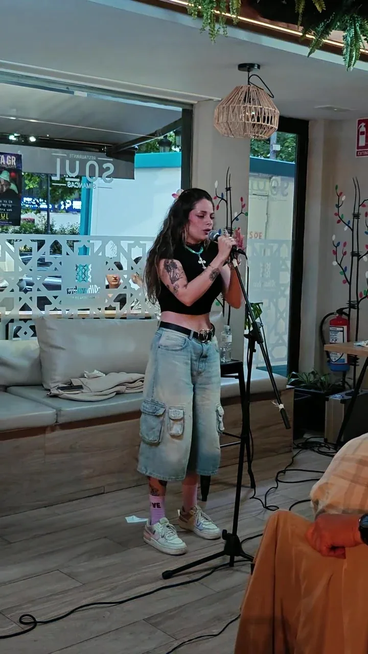 Celiita GR durante su actuación en Soul Simancas