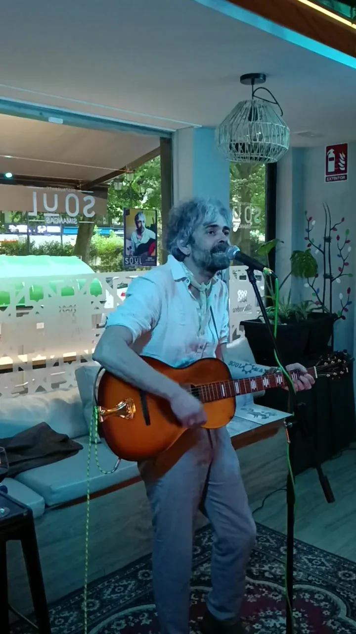 David del Río durante su actuación en Soul Simancas