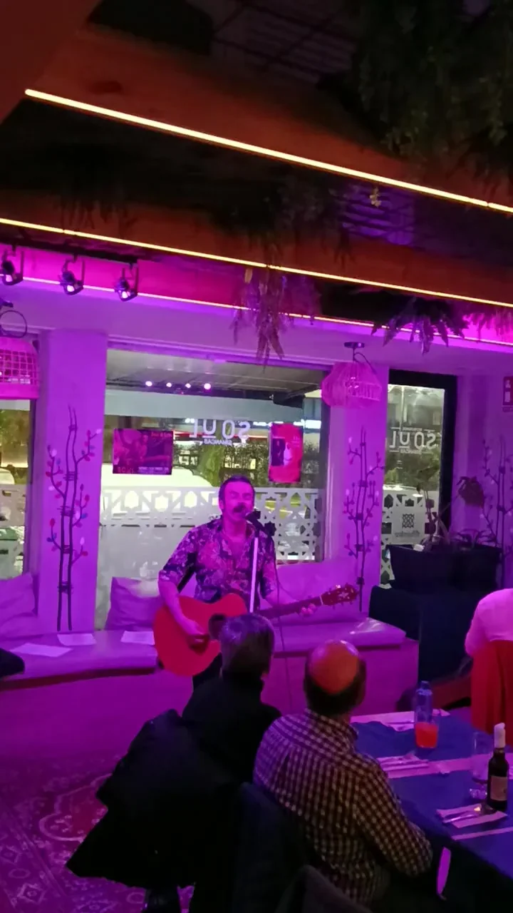 David Dellera durante su actuación en Soul Simancas