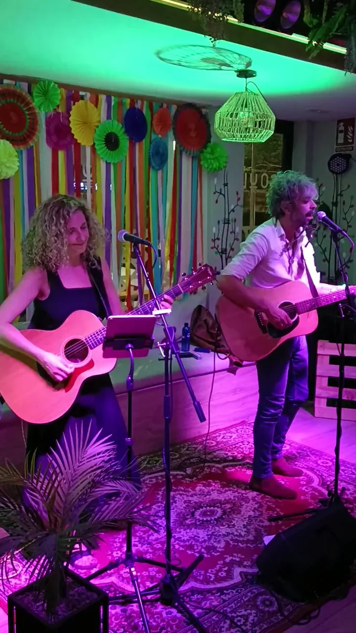 David del Río y Puri Penín durante su actuación en Soul Simancas