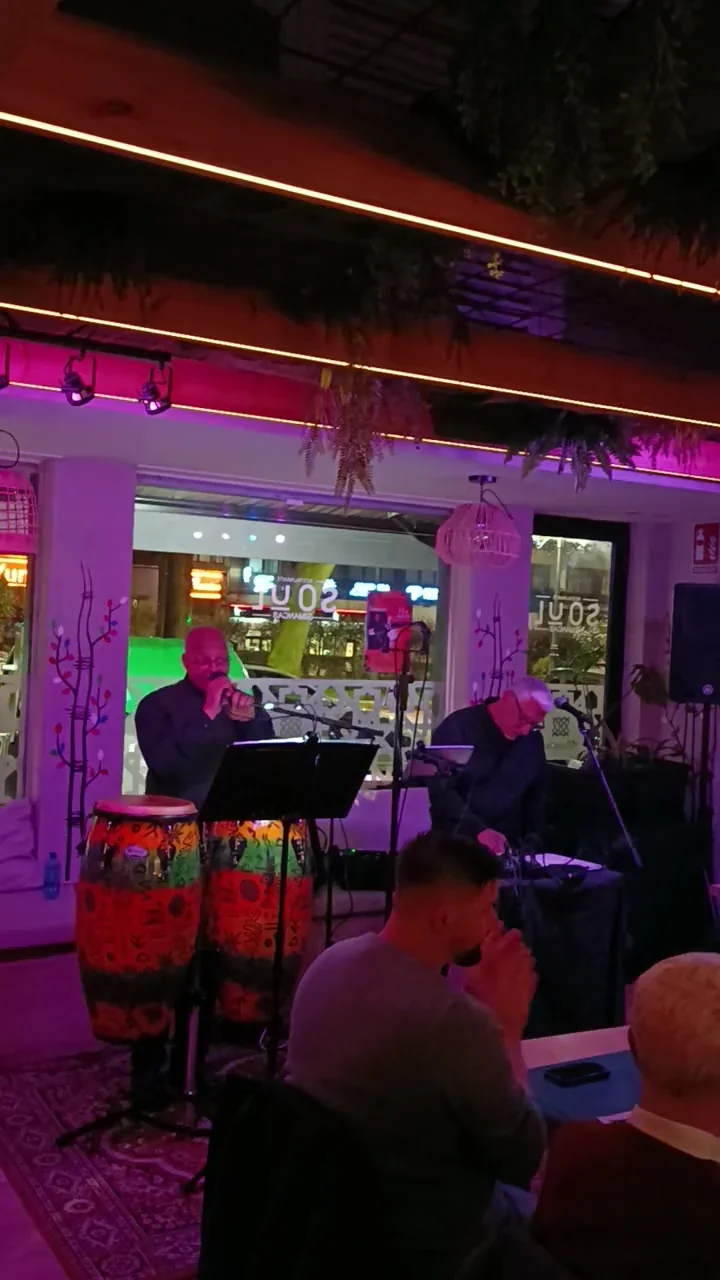 Dúo Melodías durante su actuación en Soul Simancas