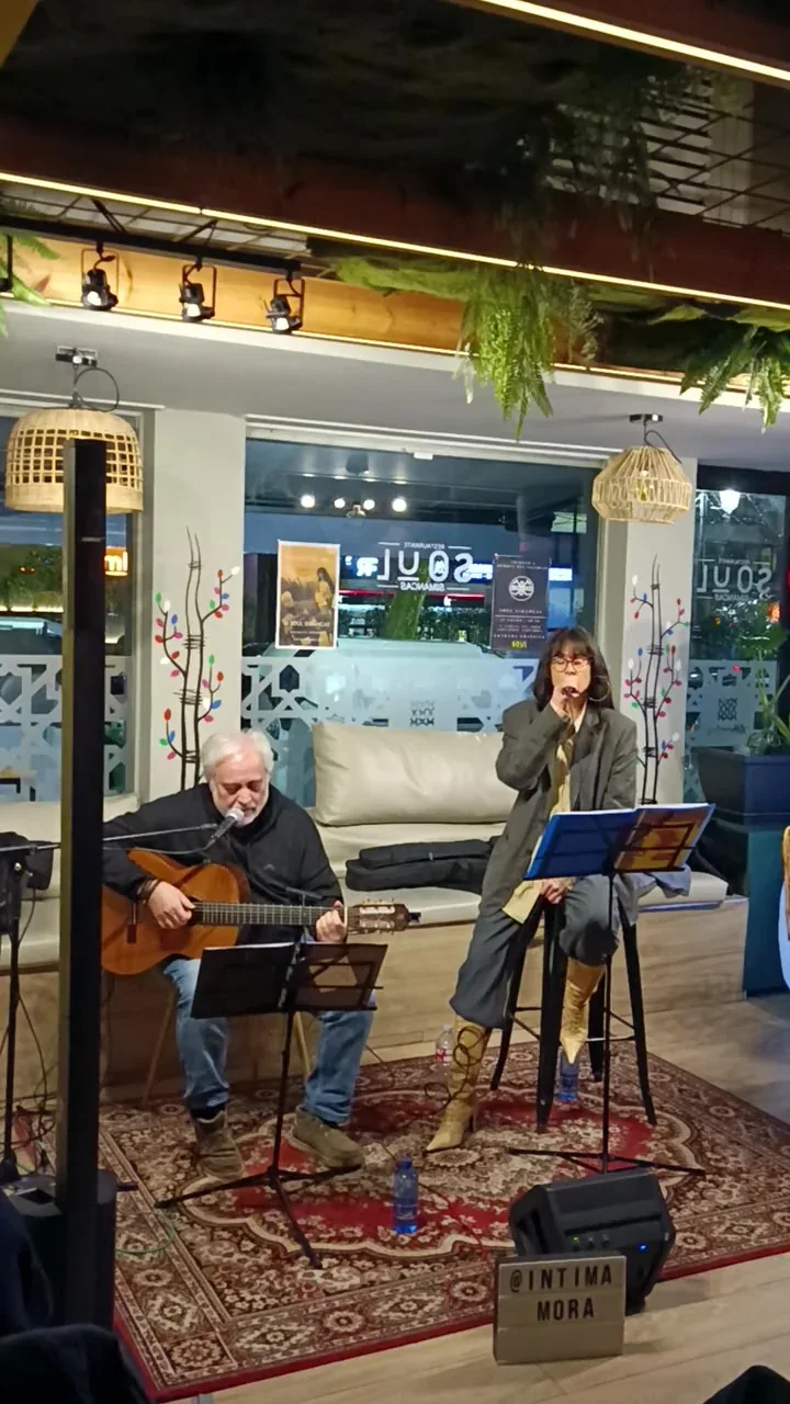 Íntima Mora durante su actuación en Soul Simancas