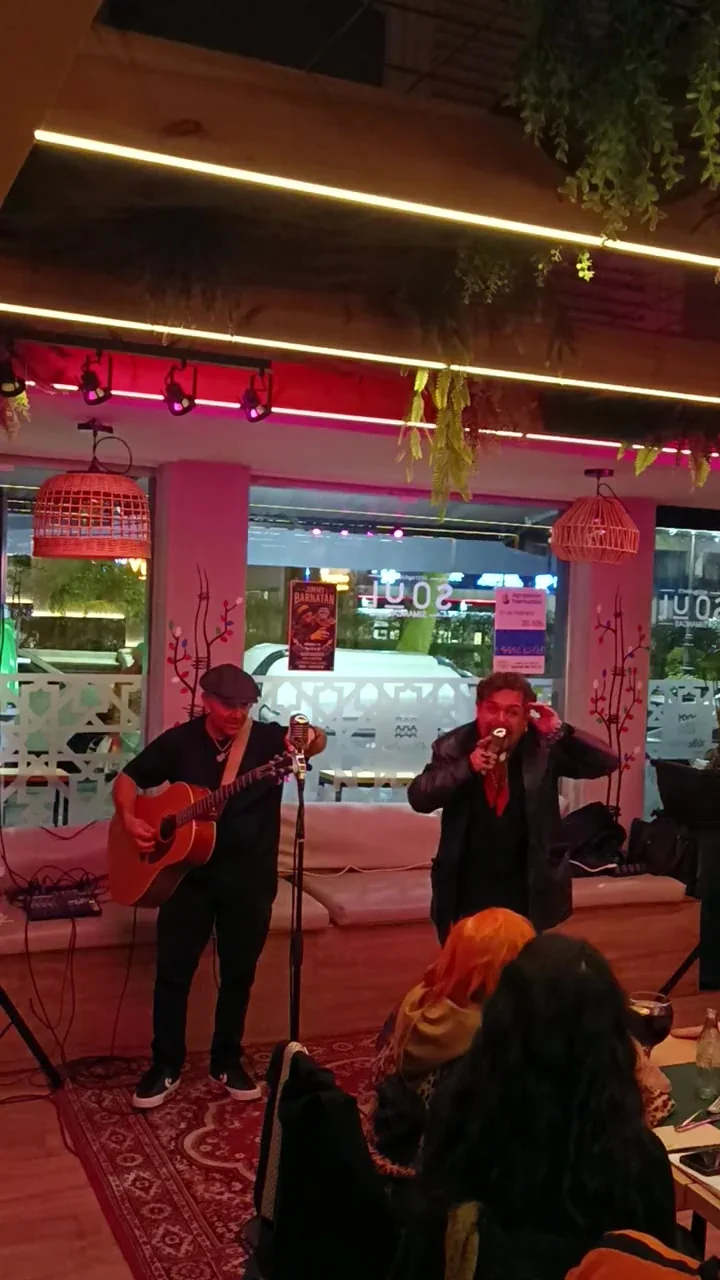 Jimmy Barnatán y Sergio González durante su actuación en Soul Simancas