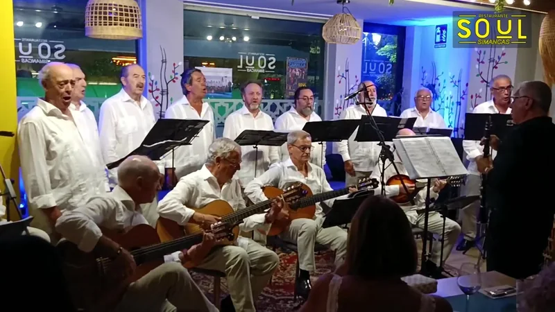 Agrupación Puertochico durante su actuación en Soul Simancas