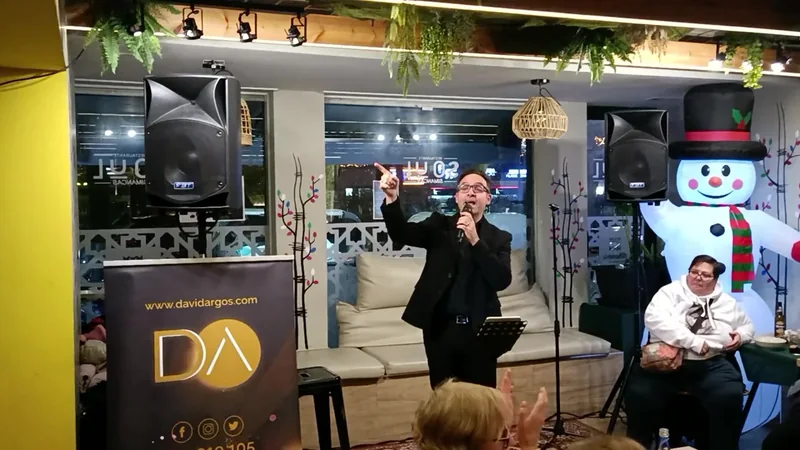 David Argos durante su actuación en Soul Simancas